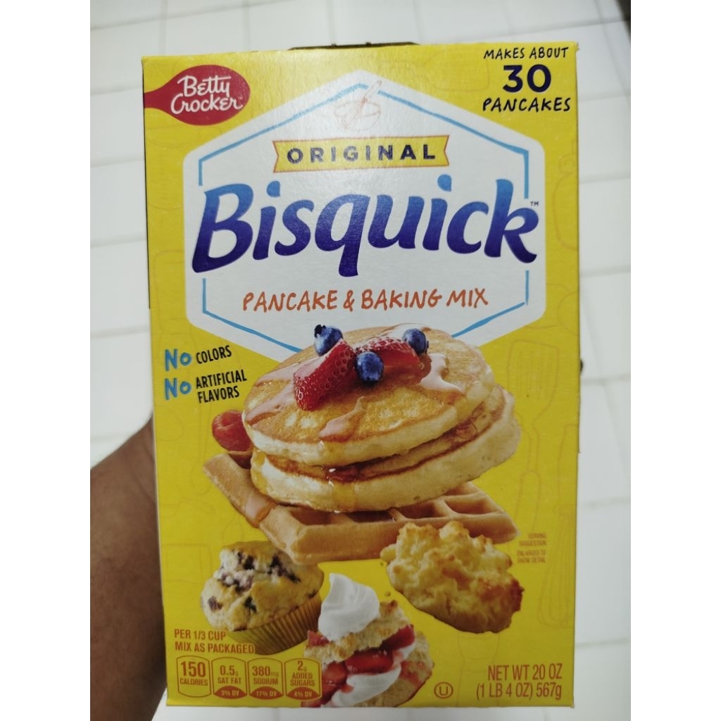 

BETTY CROCKER ISQUICK PANCAKE 567 GRAM/PCS