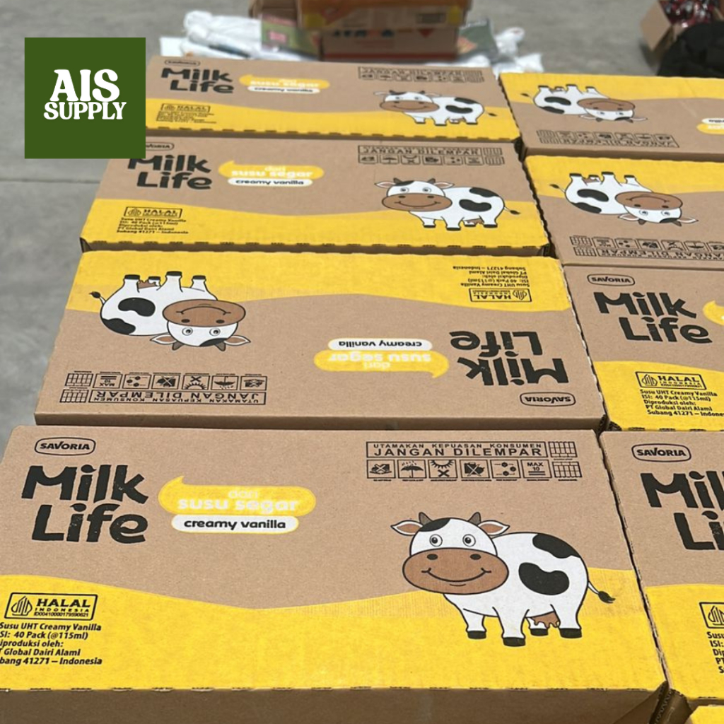 

Milk Life Susu UHT Promo 1 Dus isi 40pcs - Susu UHT Mill Life 115m
