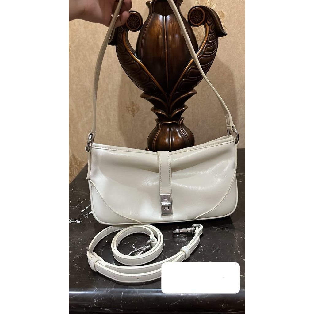 Pedro Shoulder Bag - Bone White (100% Original Store)