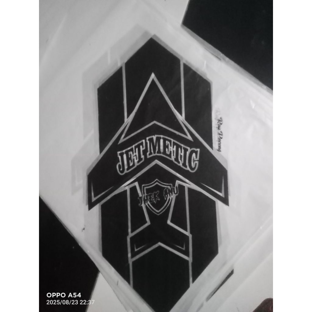 Kertas layangan saja 1 warna hitam 100 pcs