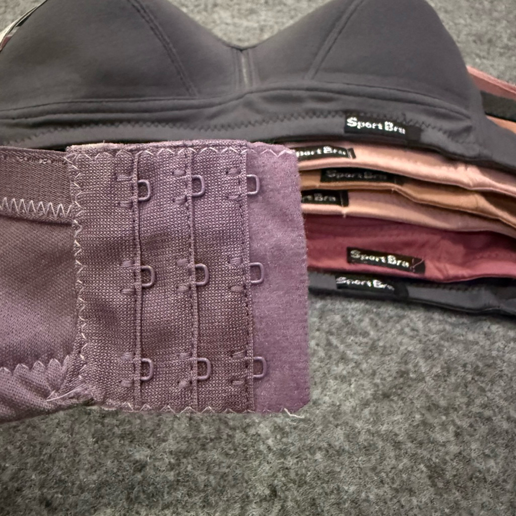 3pcs | Sport Bra CUP Besar Kait 3 / Size Besar / NON BUSA, NON KAWAT