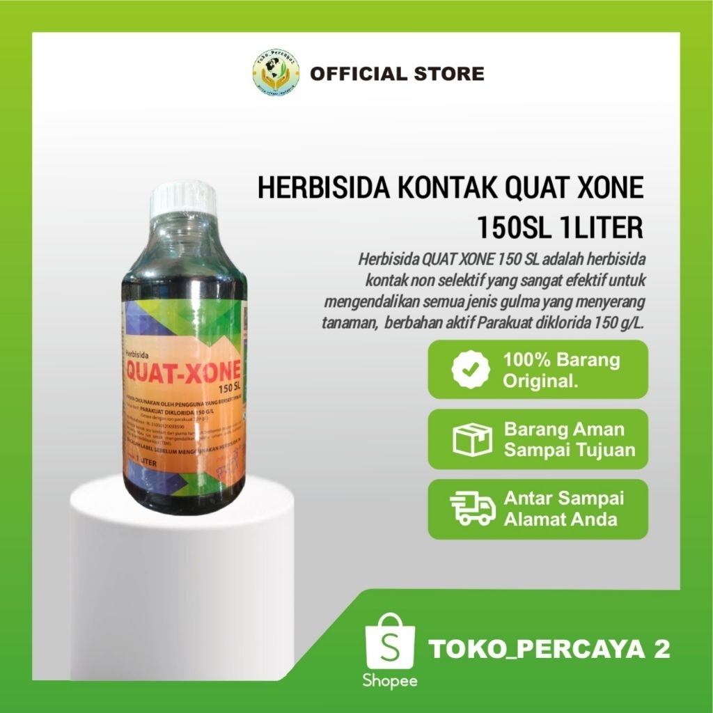 HERBISIDA KONTAK QUATXONE 150 SL 1 LITER.