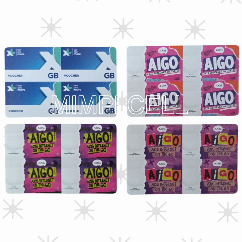 VOUCHER KOSONG XL / AXIS, VOUCHER XL KASONGAN  / VOUCHER AXIS KOSONGAN / voucher  blank xl / axis / 