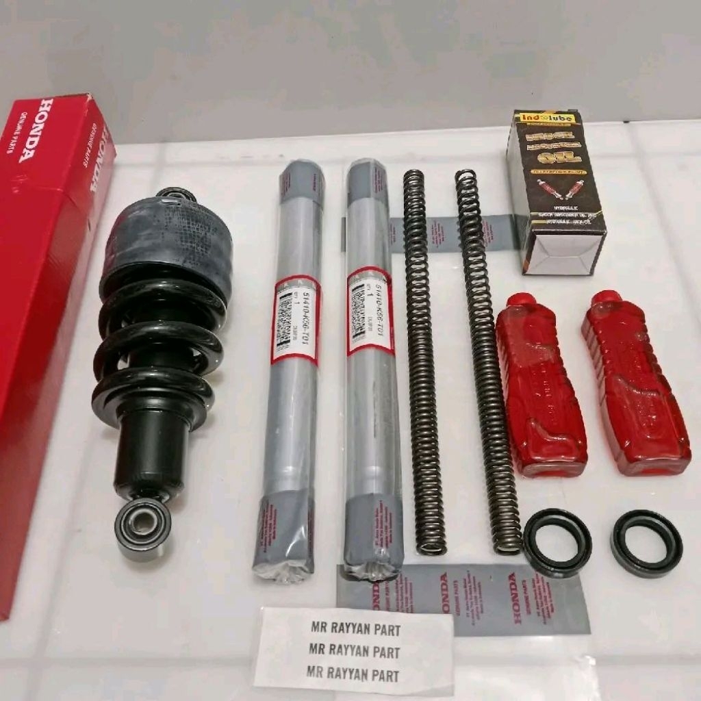 shock depan+belakang K56 supra GTR supra GTR 150+Oli+per+sil komplit