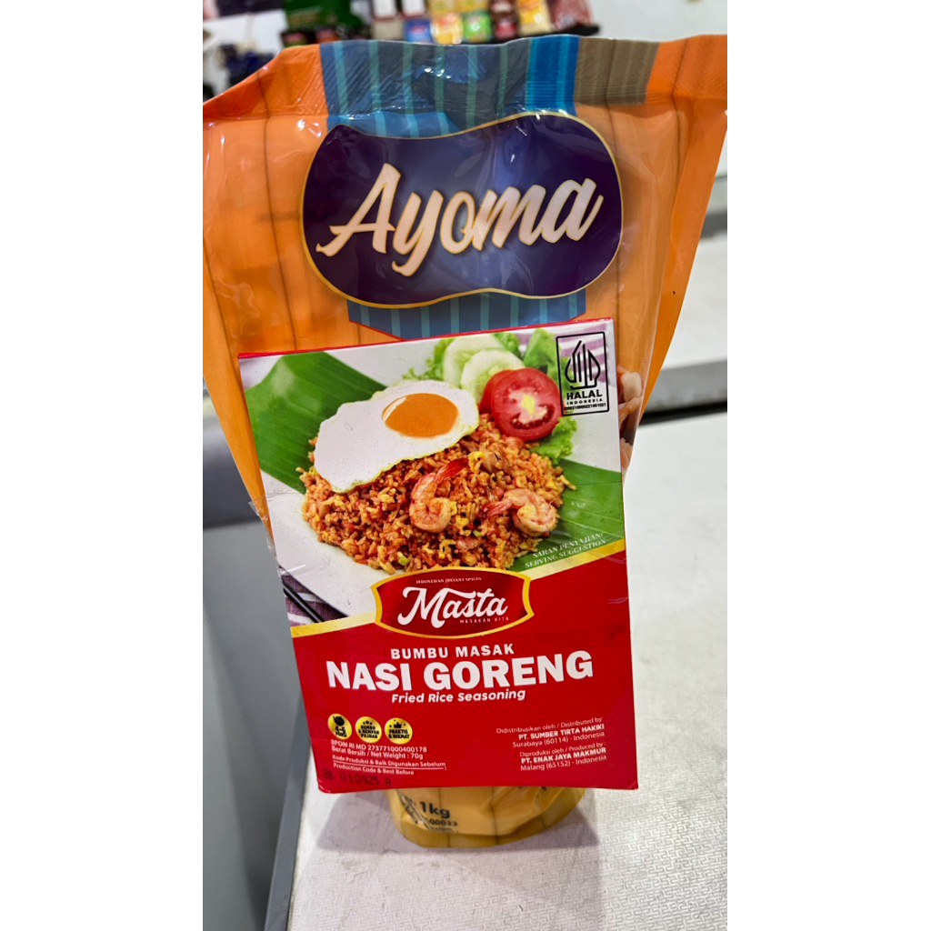 

Ayoma Mayonaise 1kg free bumbu masta nasi goreng