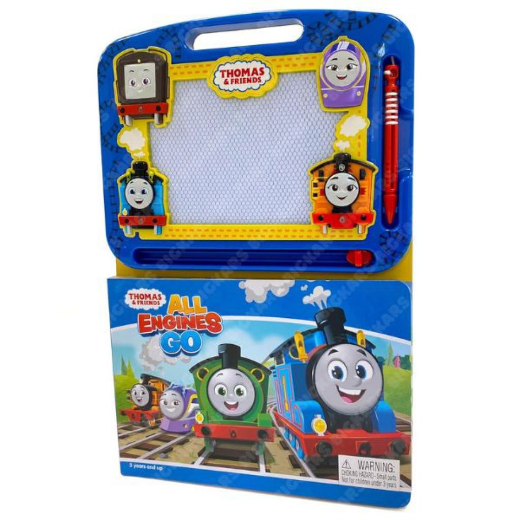Buku Aktivitas Anak Thomas and Friends Thomas On The Go Learning Series All Engines Go Activity Book