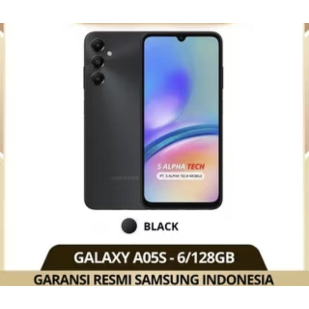 hp second samsung a05s versi ram 6 128gb original lengkap siap pakai