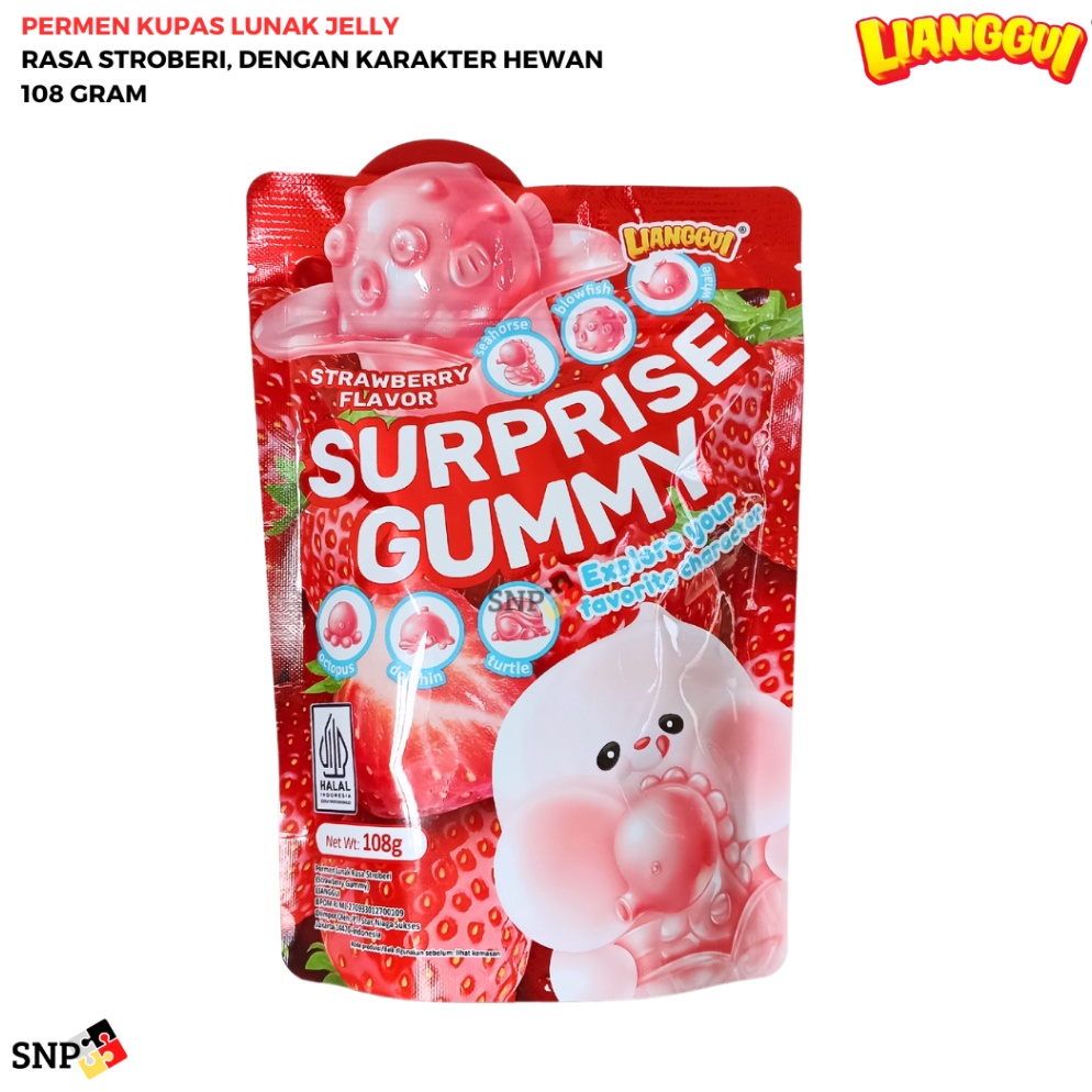 

Hemat LIANGGUI PERMEN LUNAK SURPRISE GUMMY JELLY ANEKA BUAH 18 GRAM