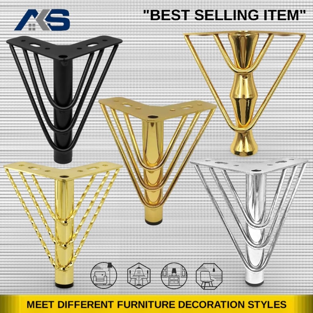 KAKI SOFA GOLD / BLACK / CHROME / KAKI BESI PREMIUM / KAKI NAKAS / BUFFET / KURSI / DIPAN