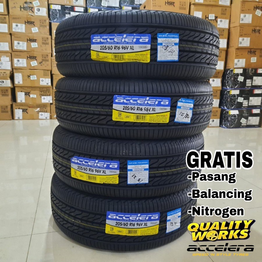 JUAL BAN STANDAR MOBIL ACCORD VTI 205 60 R16 ACCELERA ECOPLUSH 205/60 R16