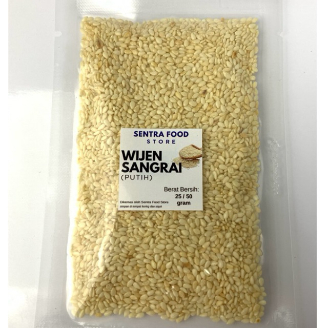 

Wijen Putih Panggang Sangrai Wijen Sangrai Wijen Panggang 25 gram