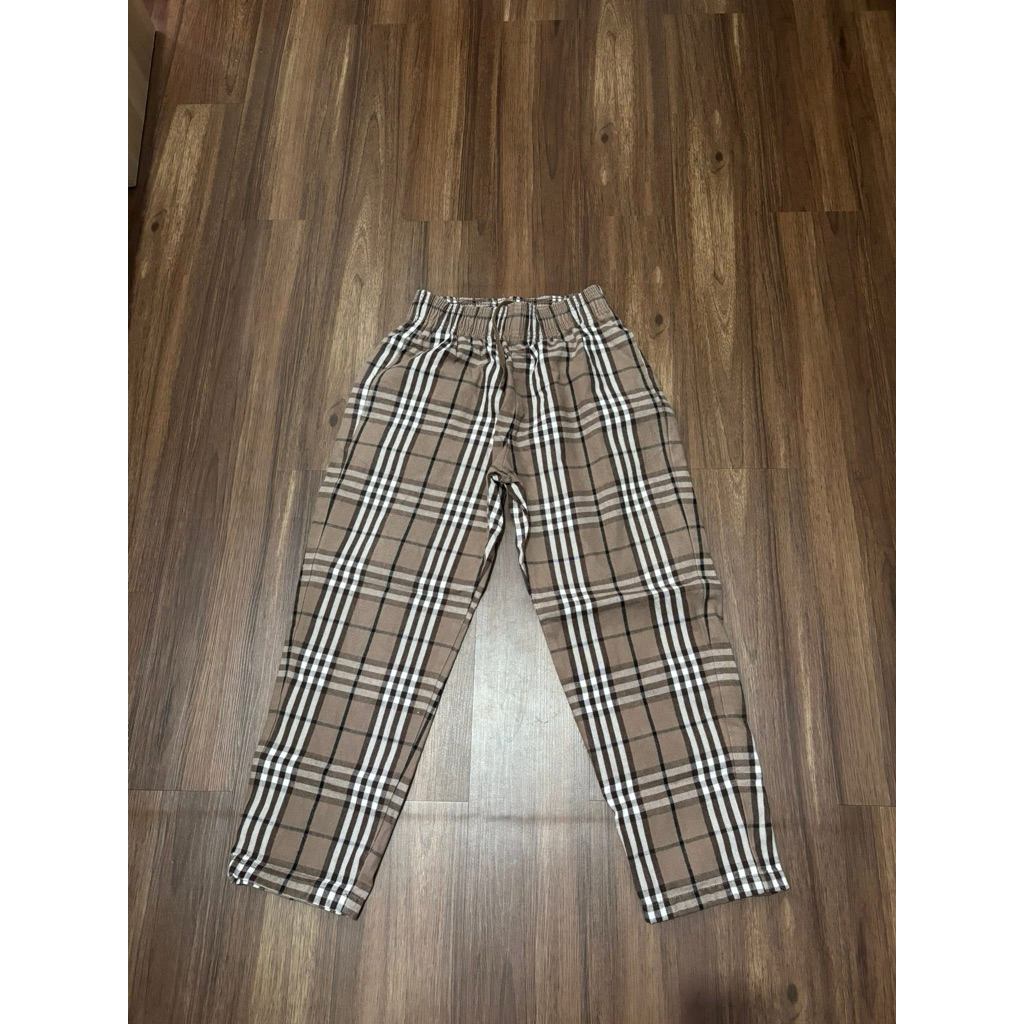 Tartan GU Relaxed Pants