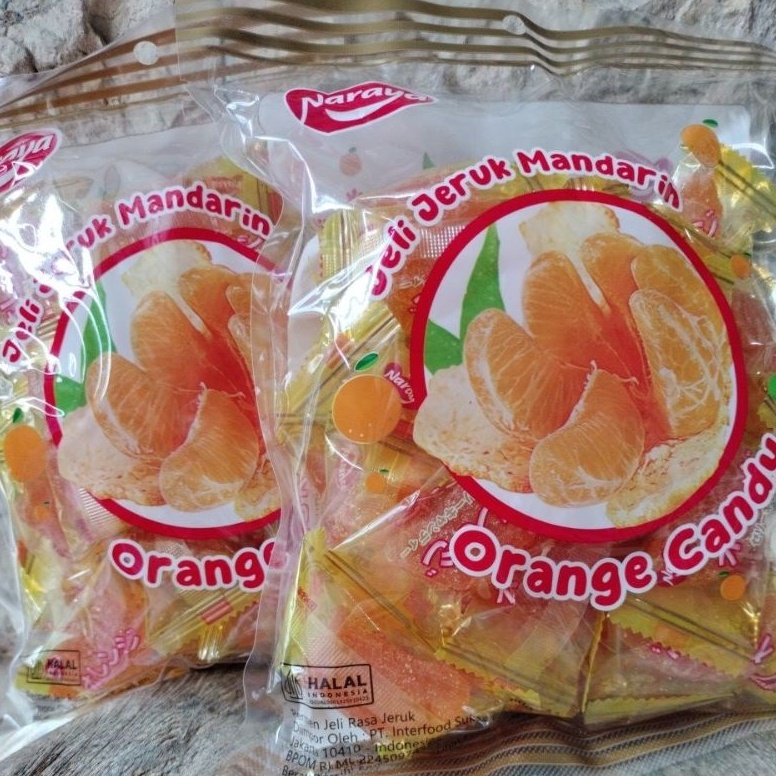 

Hemat ORANGE CANDY DA JI DA LI PERMEN JERUK JELLY 5 Gram NARAYA
