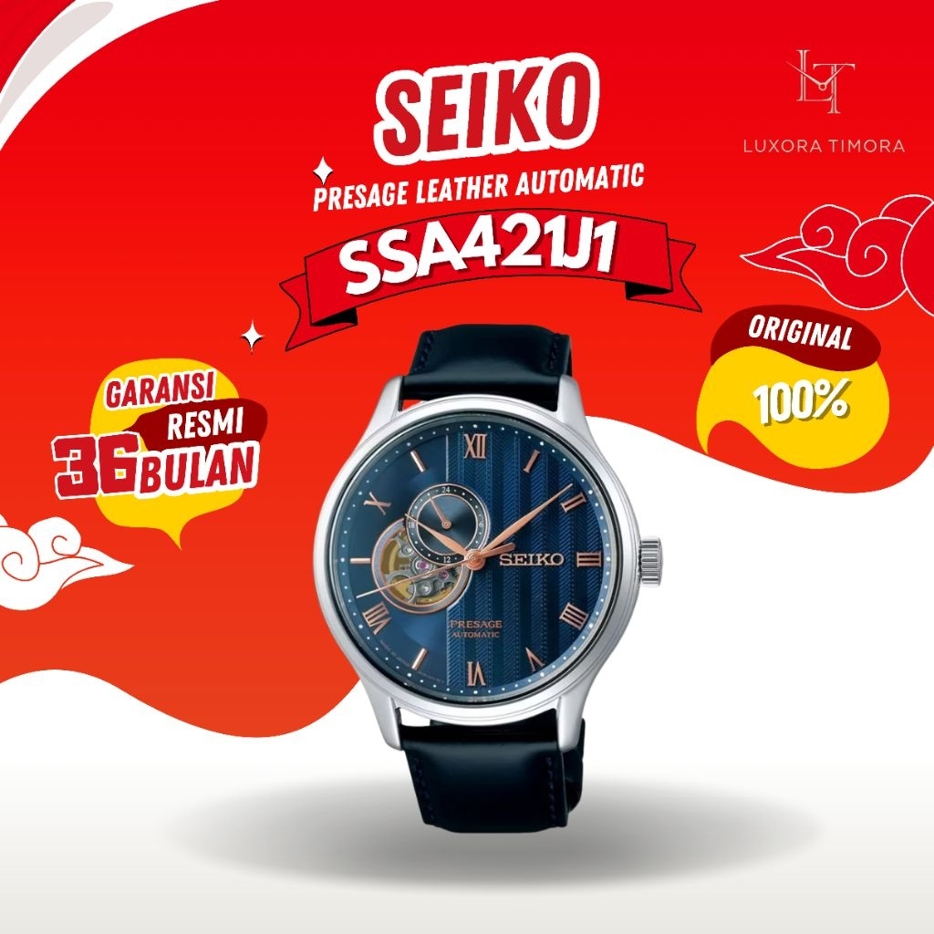 Jam Tangan Seiko Presage Leather Automatic SSA421J1