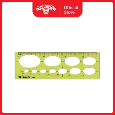 

Butterfly mal oval / penggaris oval BT-2060