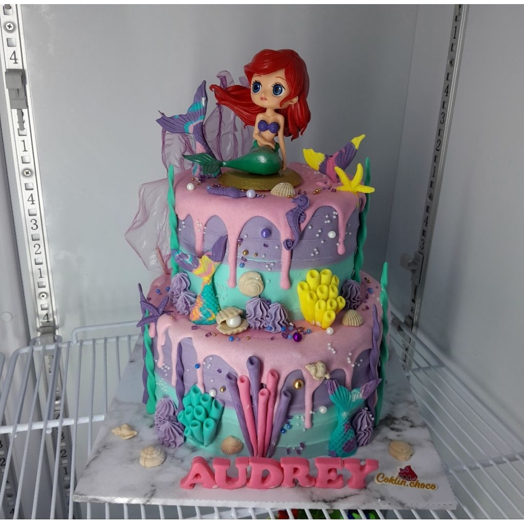 

KUE ULANG TAHUN BABY SHARK TINGKAT LAYER 2 / CAKE BIRTHDAY BABY SHARK FIGURE / KUE ULTAH MURAH JAKARTA