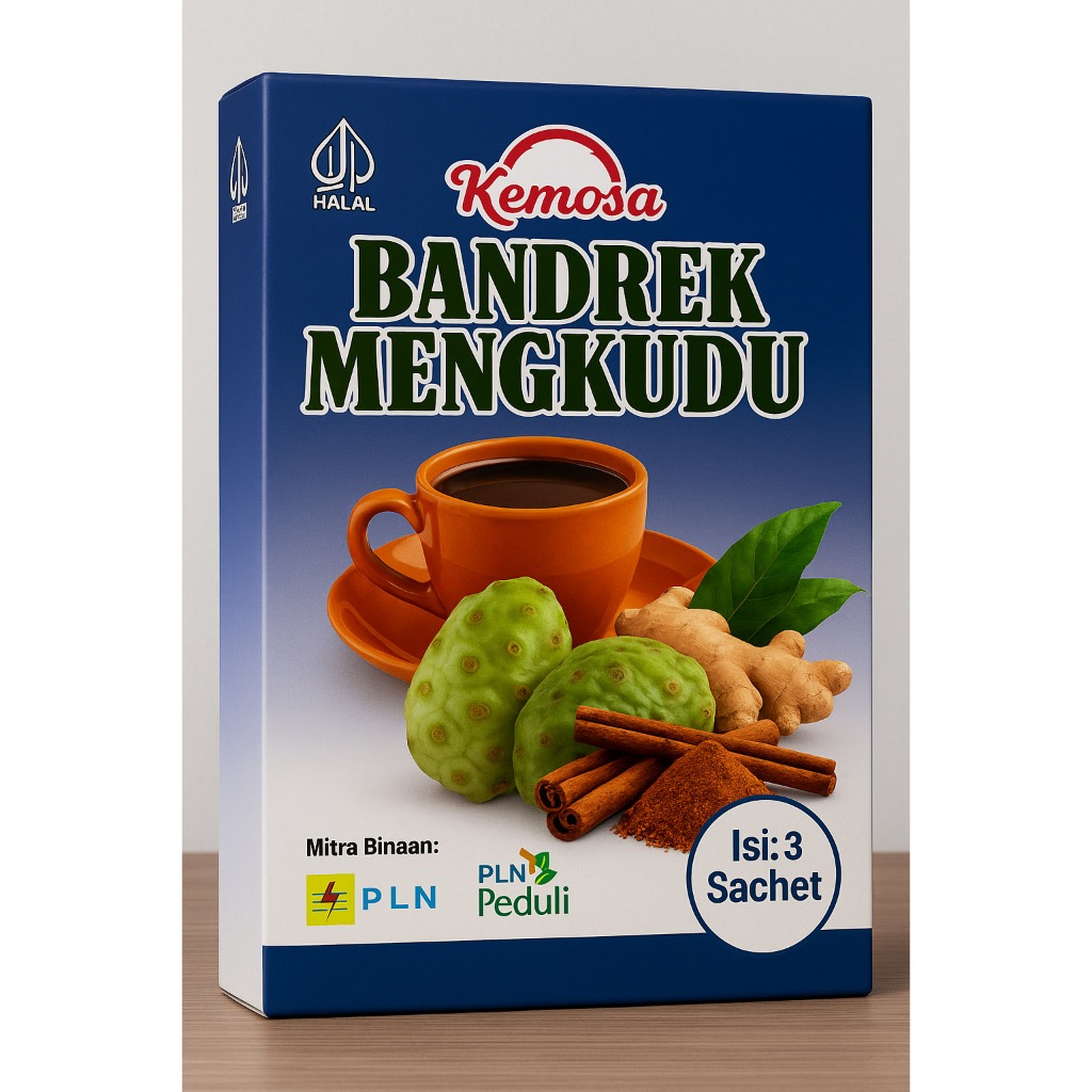 

Bandrek Mengkudu Kemosa Isi 3 Sachet Racikan Kayu Manis Jahe Merah Lada Hitam & Gula Aren Bubuk