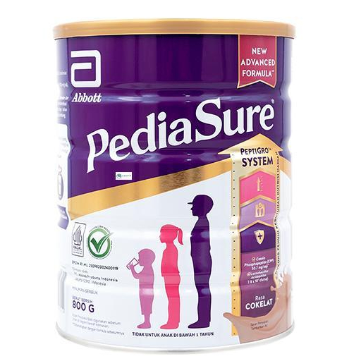 

PediaSure Cokelat 800 g (1-10th) - Nutrisi Pertumbuhan