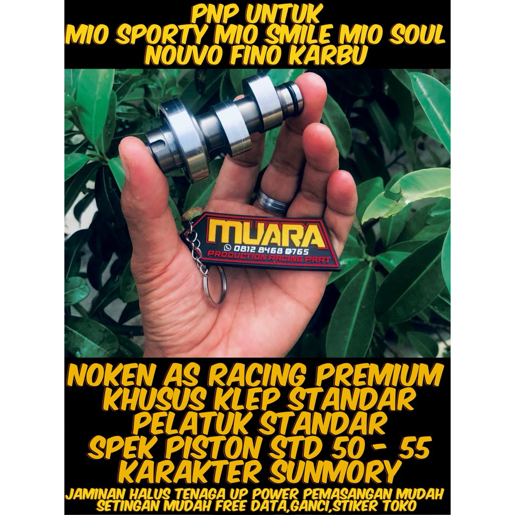 noken as racing premium pnp mio sporty mio smile mio soul fino karbu spesial klep standar