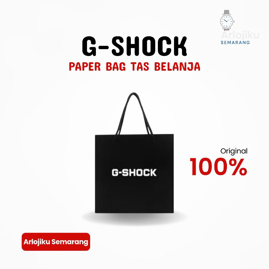 

G-shock - Paper Bag Tas Belanja 18x10x15cm - (Wajib Dengan Jam Tangan)