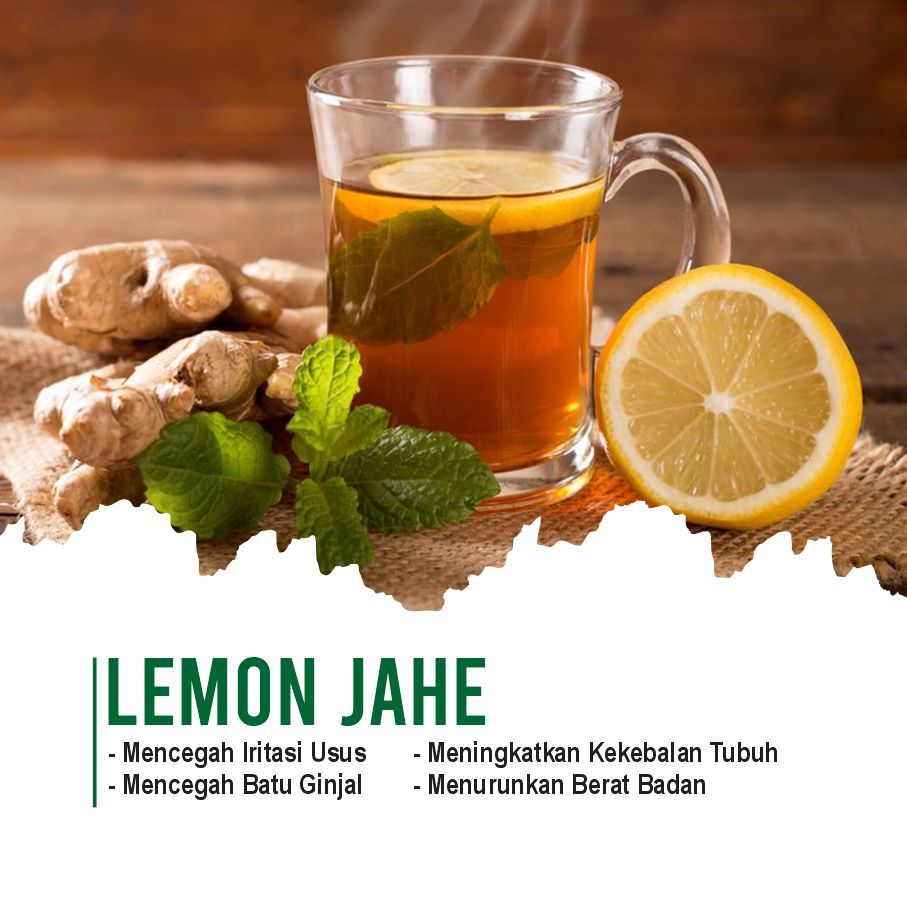 

LEMON JAHE || 10 SACHET+Gulabatu || FULL REMPAH