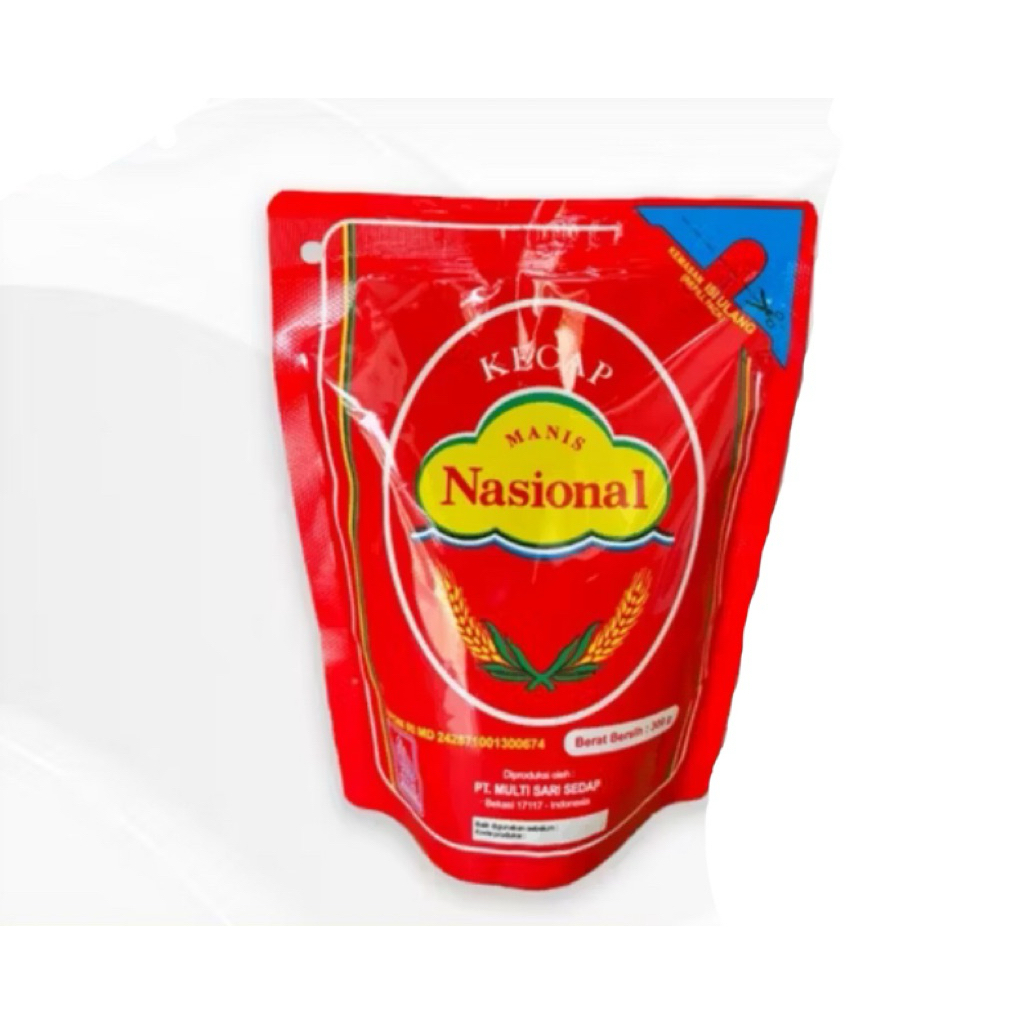 Kecap Nasional Refill 300 ml / Kecap Manis Nasional / kecap pouch