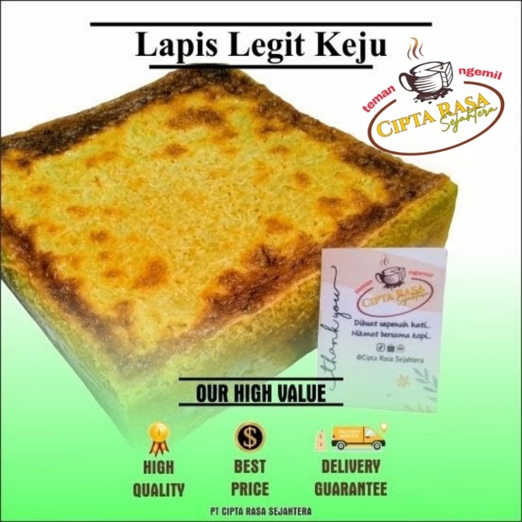 

Teman Ngemil Cipta Rasa Sejahtera Signature Lapis Legit Keju
