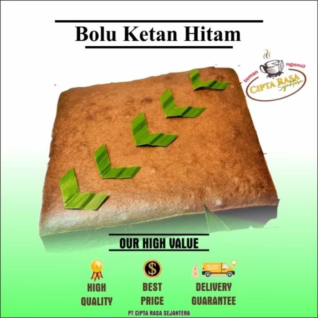 

Teman Ngemil Cipta Rasa Sejahtera Bolu Ketan Hitam