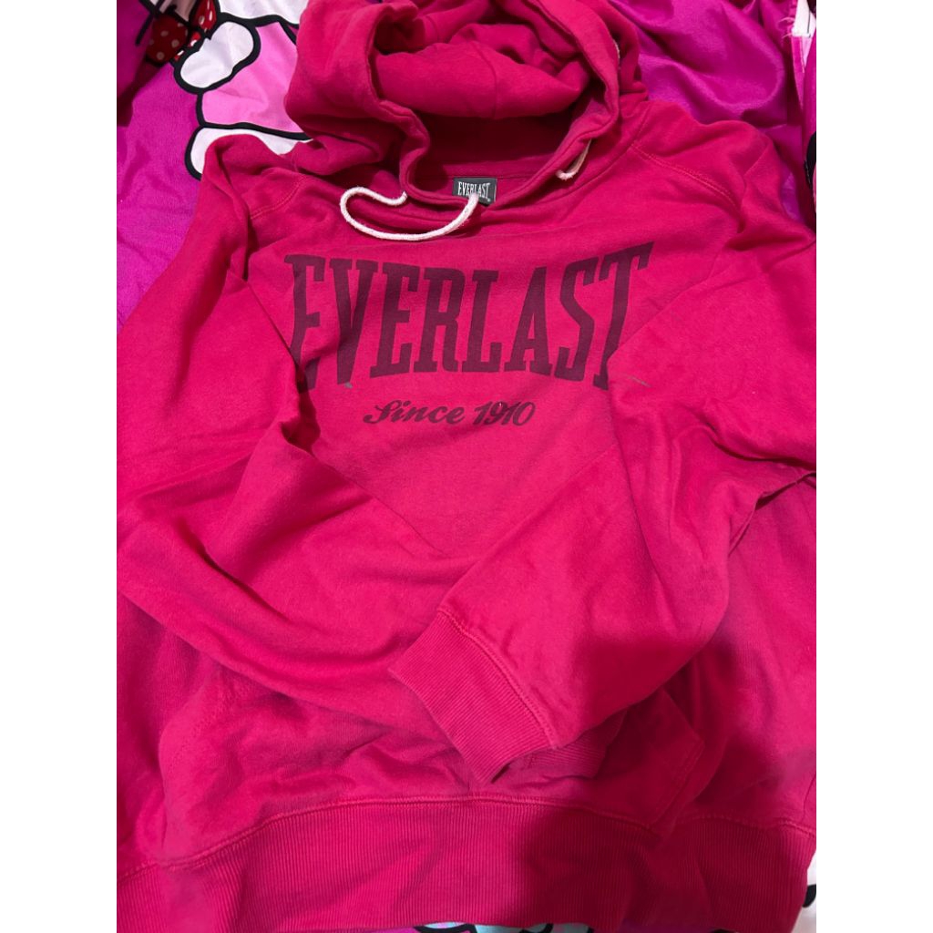 hoodie sweater everlast pink fuschia