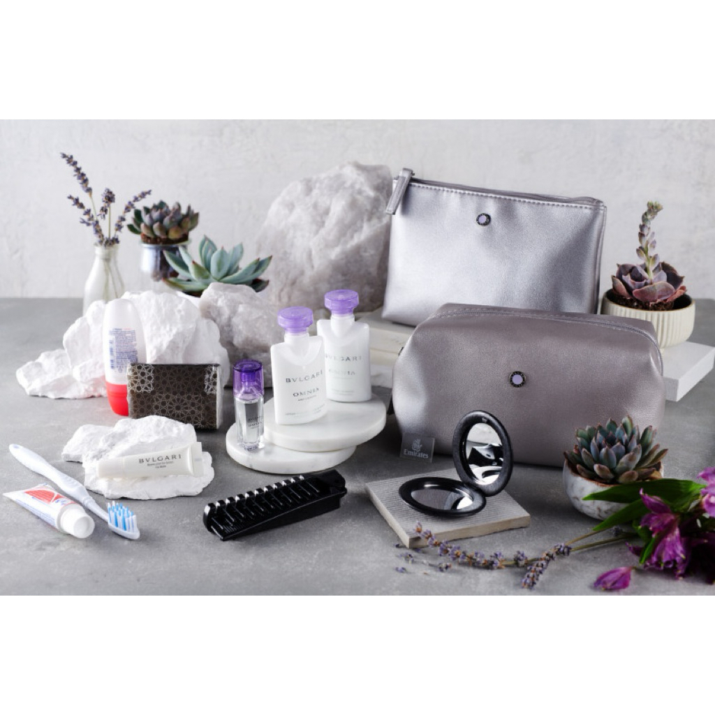 EMIRATES x BVLGARI Amenity Kits Autumn/Winter Season 100% Original