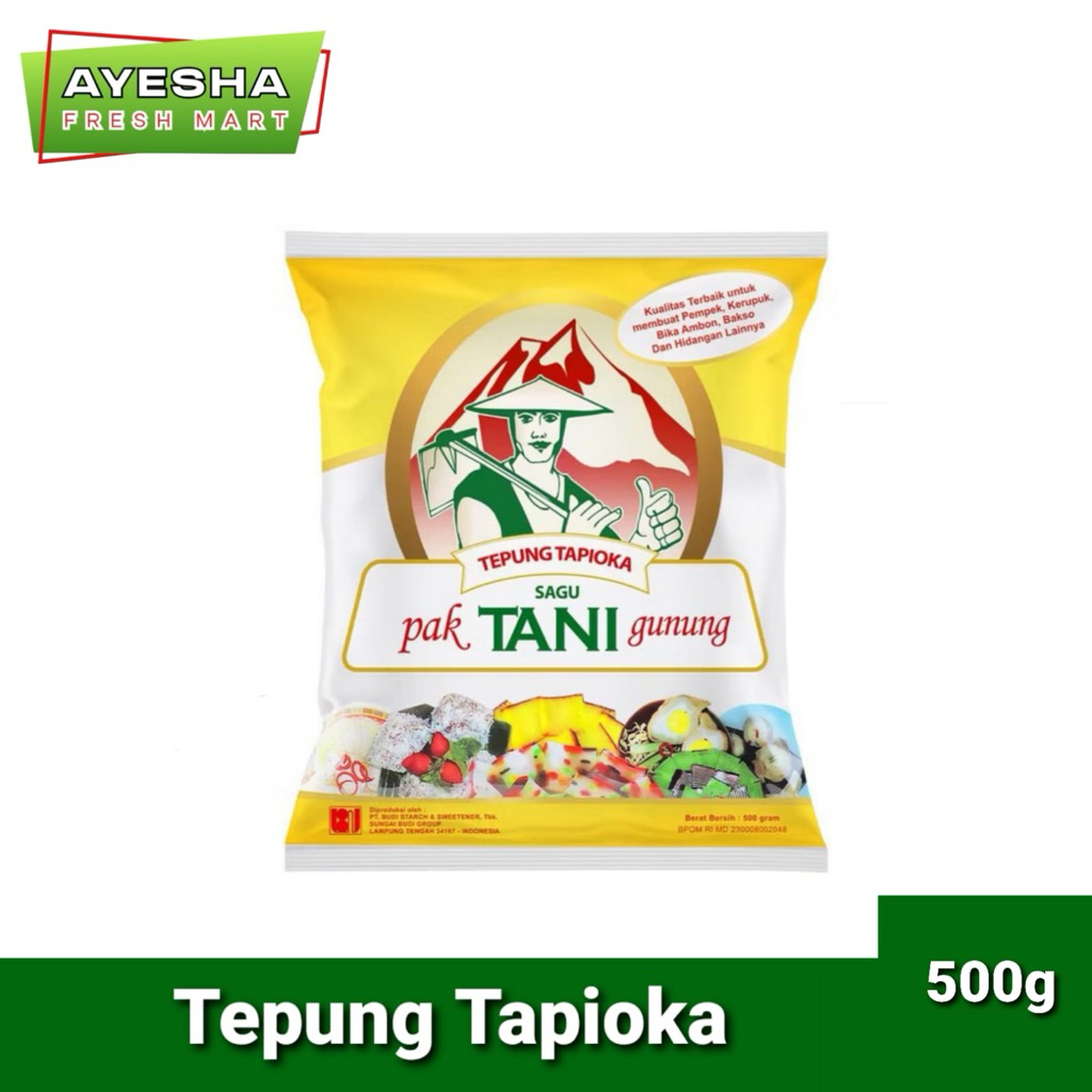 

Tepung Tapioka Pak Tani 500gr