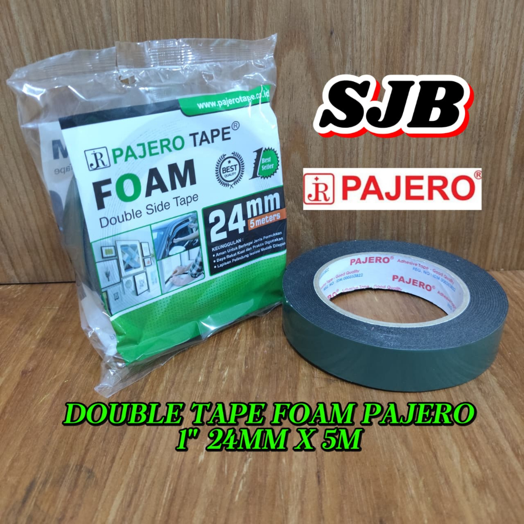 

DOUBLE TAPE FOAM PAJERO 1" 24MM X 5M