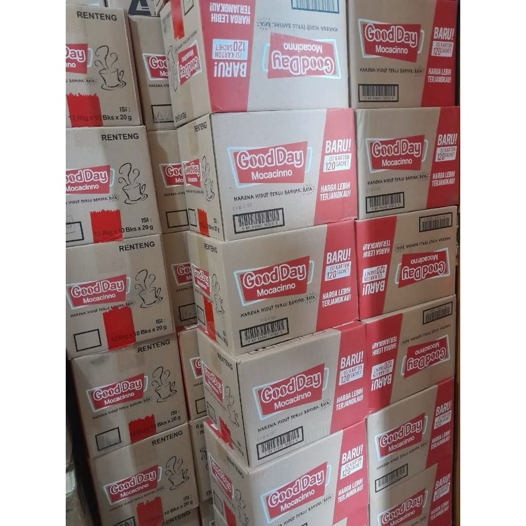 

GOOD DAY MOCACINNO 1 DUS ISI 12 RENCENG (120 sachet)