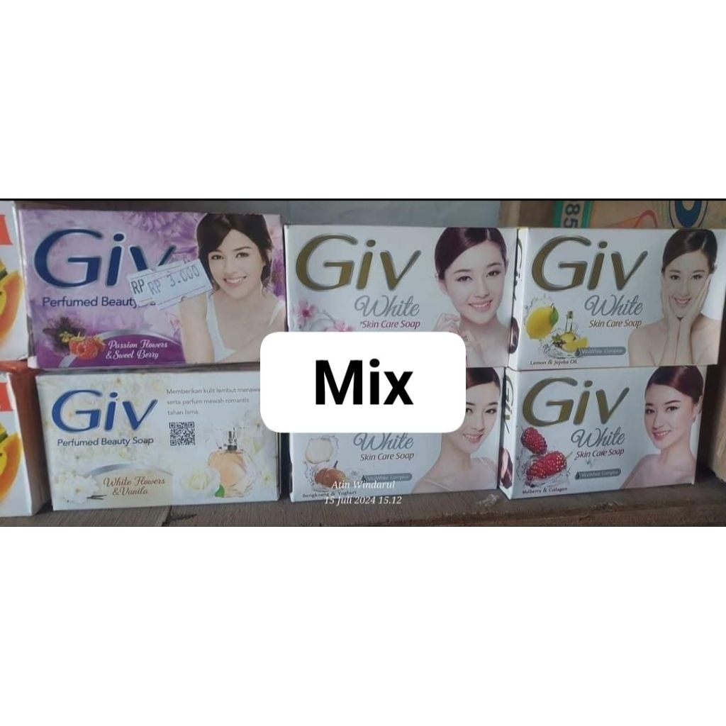 GIV sabun mandi batang 1 karton