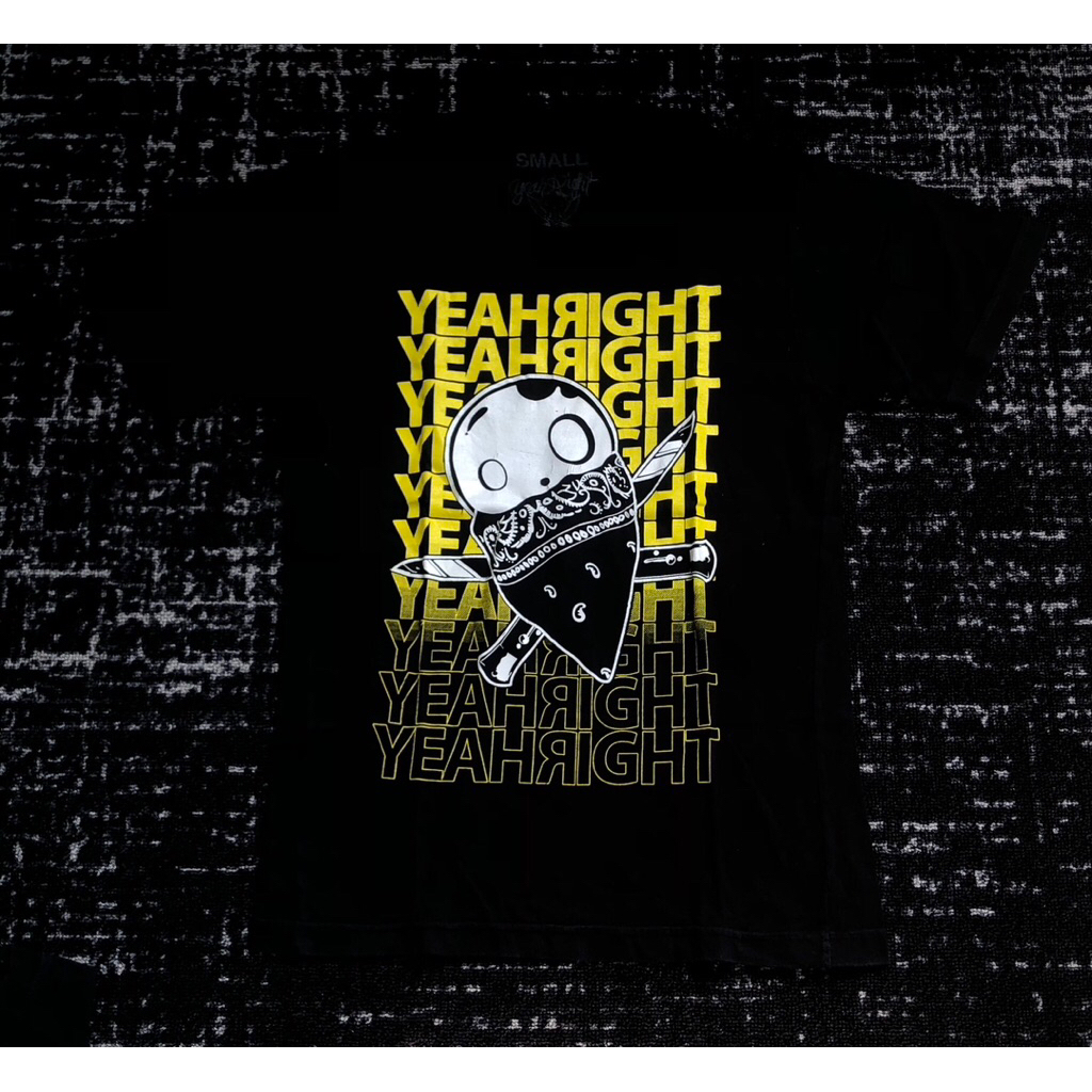 [SECOND] Tshirt Yeah Right Logo Original 4