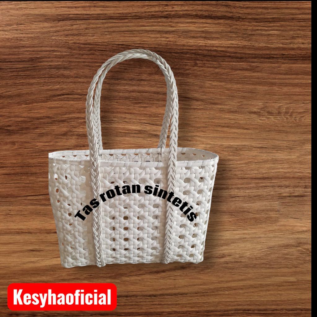 tas belanja wanita/tas rotan sintetis