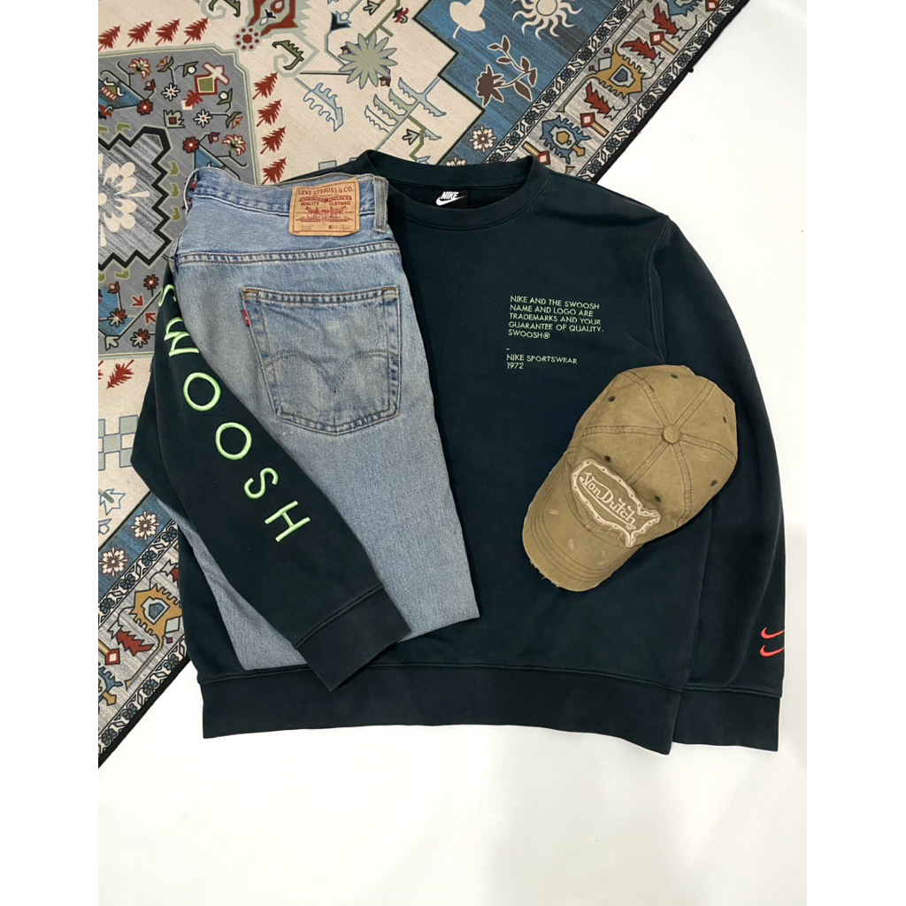 nike double swoosh sweatshirt original