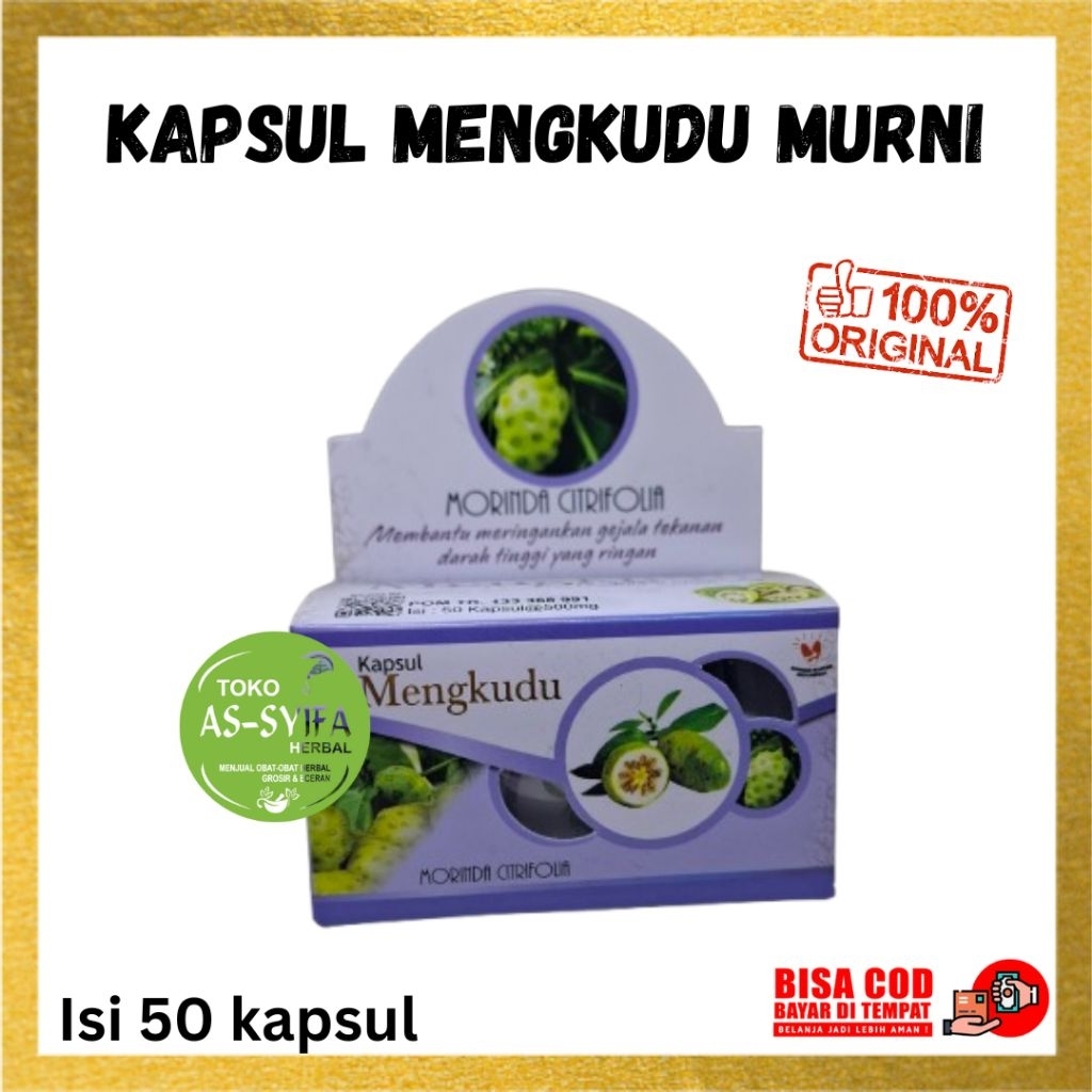 Kapsul Mengkudu Alami Noni Herbal Diabetes Griya Annur Original