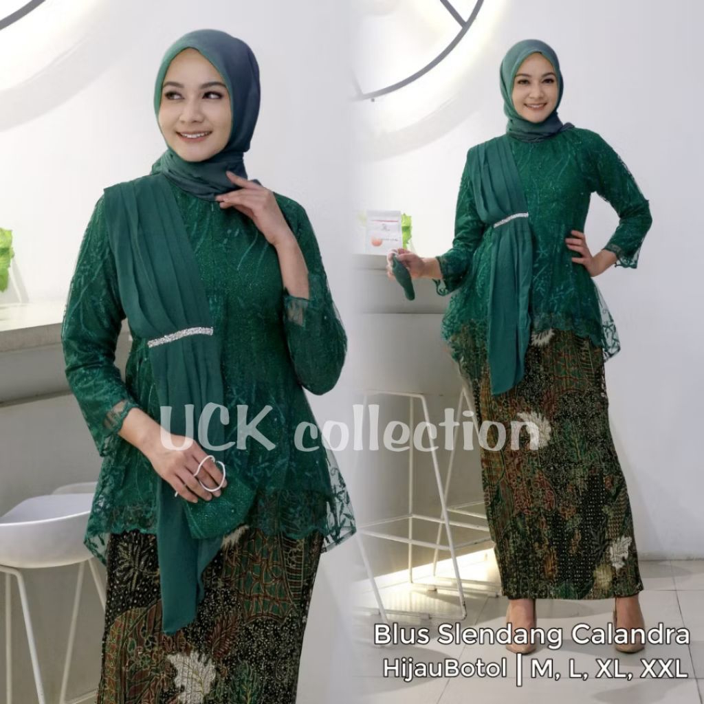 AURORA SELENDANG - SET AURORA SELENDANG AUREL AMELIA - AURORA SELENDANG KEBAYA MODERN KEBAYA BRUKAT 