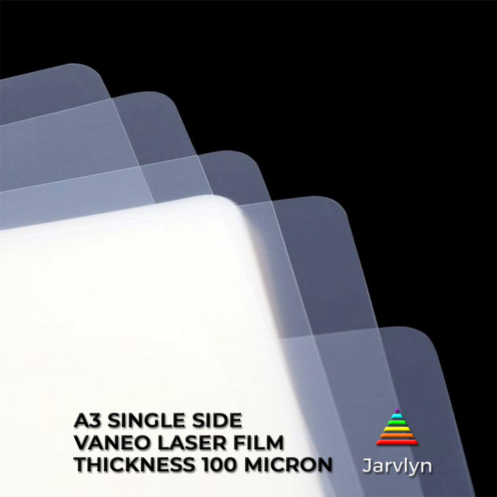 

Vaneo Laser Film A3 Diamond Double Side Matte Plus 100 micron Polyfilm Mylar Kodaktris eceran