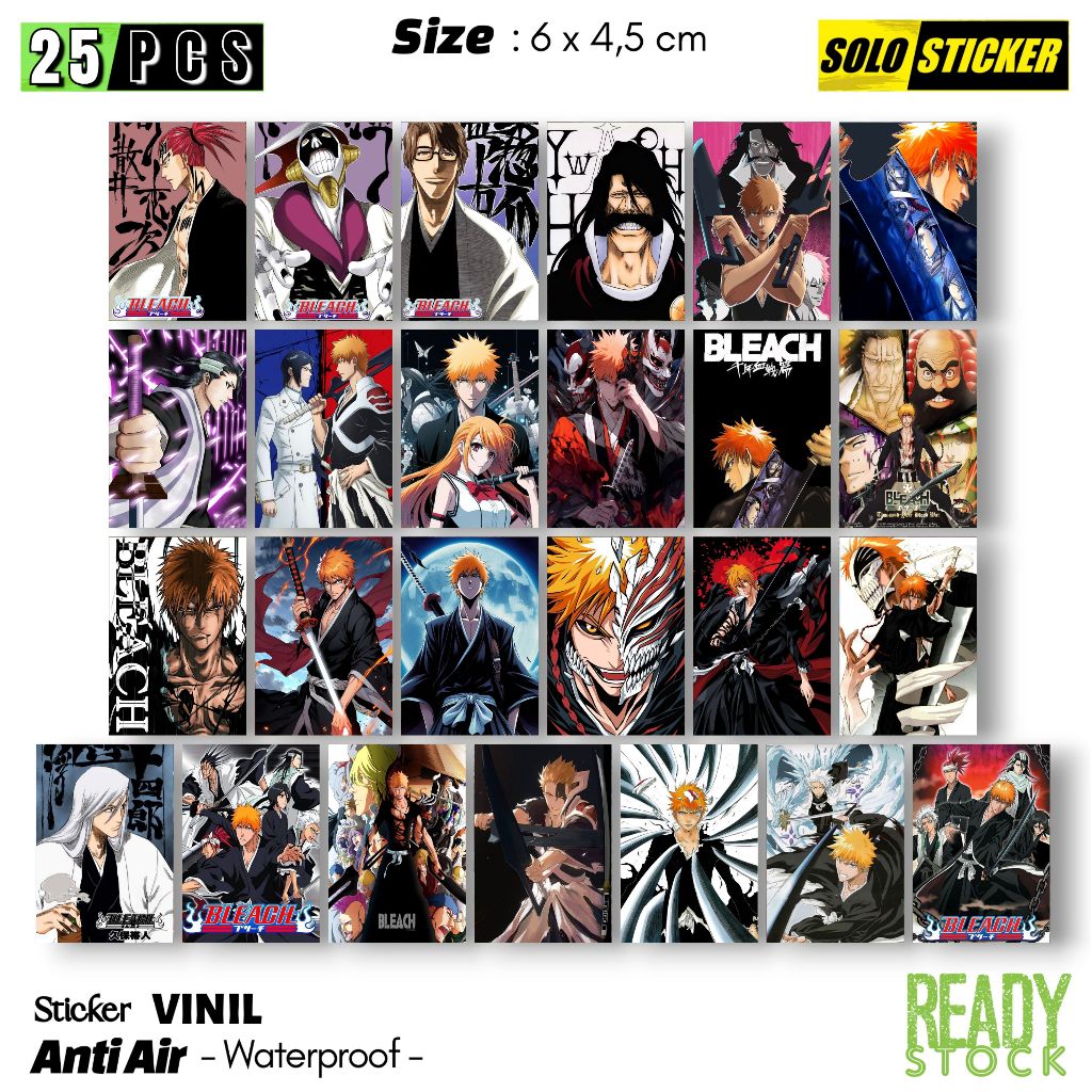 

Sticker Vinil Bleach Waterproof Sticker Laptop Paper Stationery Tumbler Koper HP Diary Notebook