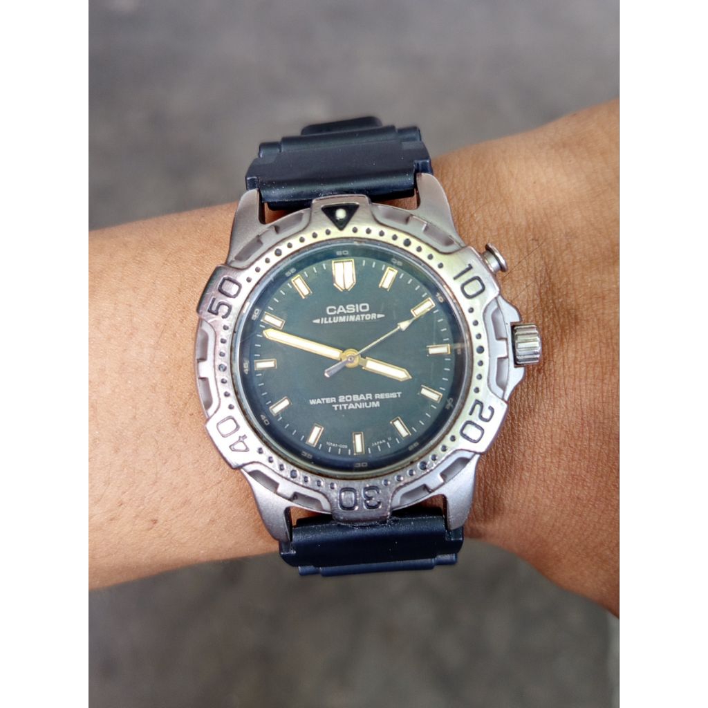 CASIO MD808 MARLIN TITANIUM