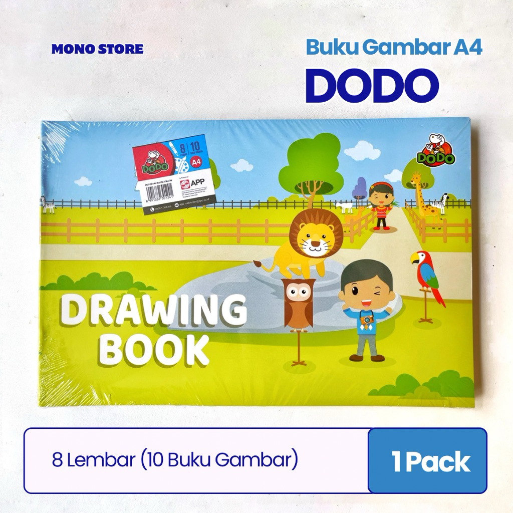 

[1 Pack (10 Pcs)] Buku Gambar Dodo A4 - Drawing Book / Drawing Book Dodo A4 Untuk Sekolah