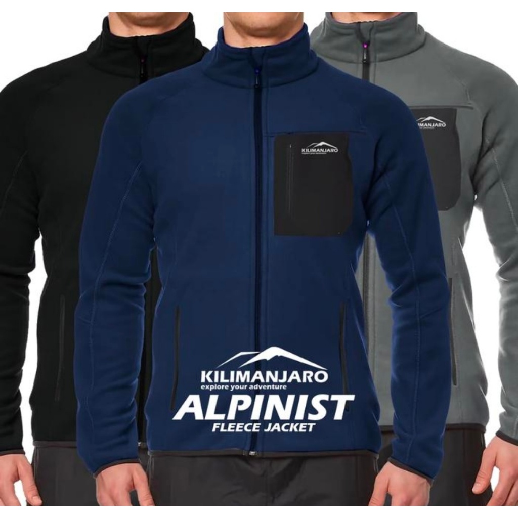Jaket Fleece Thermal Kilimanjaro Alpinist - Jaket Polar Fleece Kilimanjaro