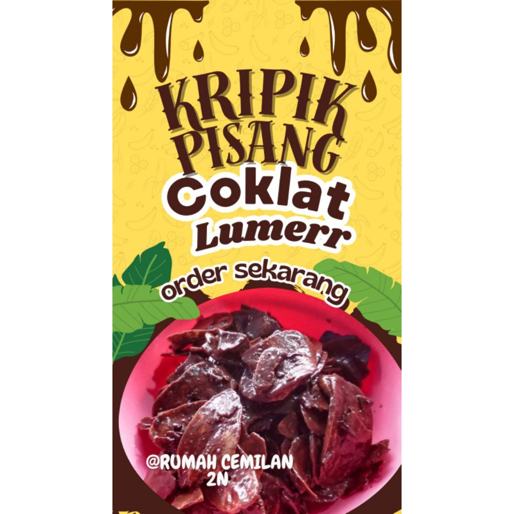 

Keripik Pisang Coklat lumer