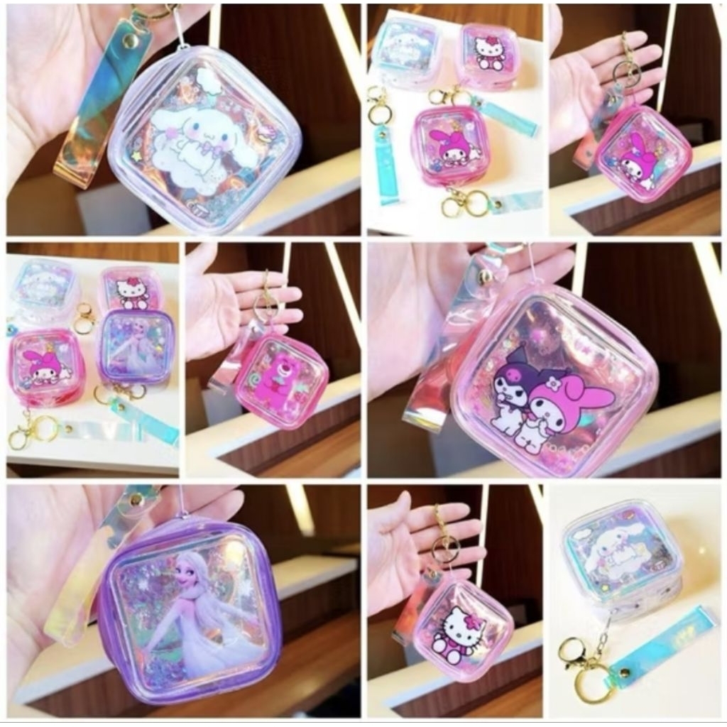 DOMPET KOIN LUCU DOMPET KOIN BINTANG AIR AESTHETIC GANTUNGAN KUNCI