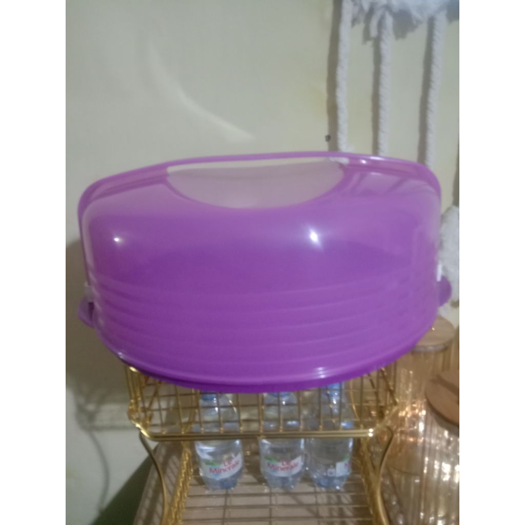 Tempat cake tupperware Baru ori