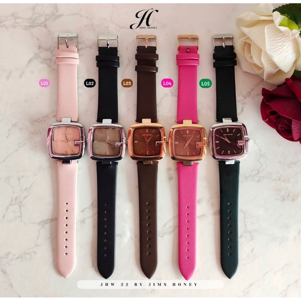 JAM TANGAN JHW 22 MERK JIMSHONEY JAM TANGAN JAM TANGAN CEWEK JAM TANGAN CANTIK JAM TANGAN PEREMPUAN 