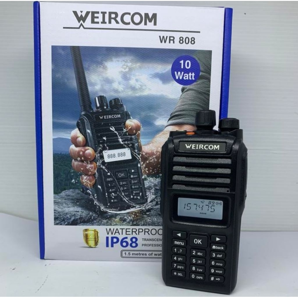 HT Weircom wr 808 Vhf 136-174mhz