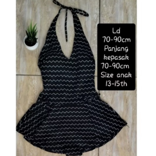 baju renang anak hitam second preloved